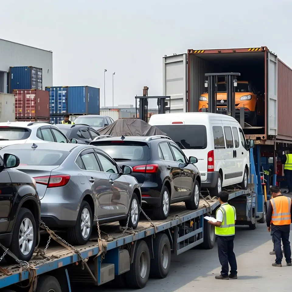 Export de véhicules vers l'Afrique